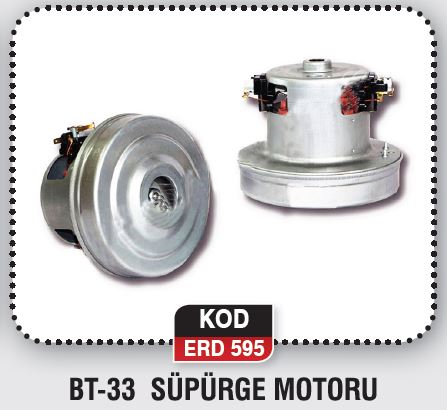 BT-33 SÜPÜRGE MOTORU ERD 595